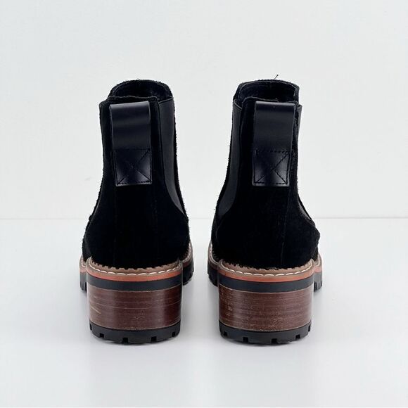 Bertuchi Black Suede Slip on Chelsea Boots - Picture 7 of 12